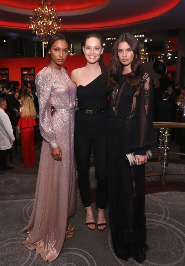 Trio de tops: de izquierda a derecha, Jasmine Tookes, Emily DiDonato y ​Sara Sampaio
