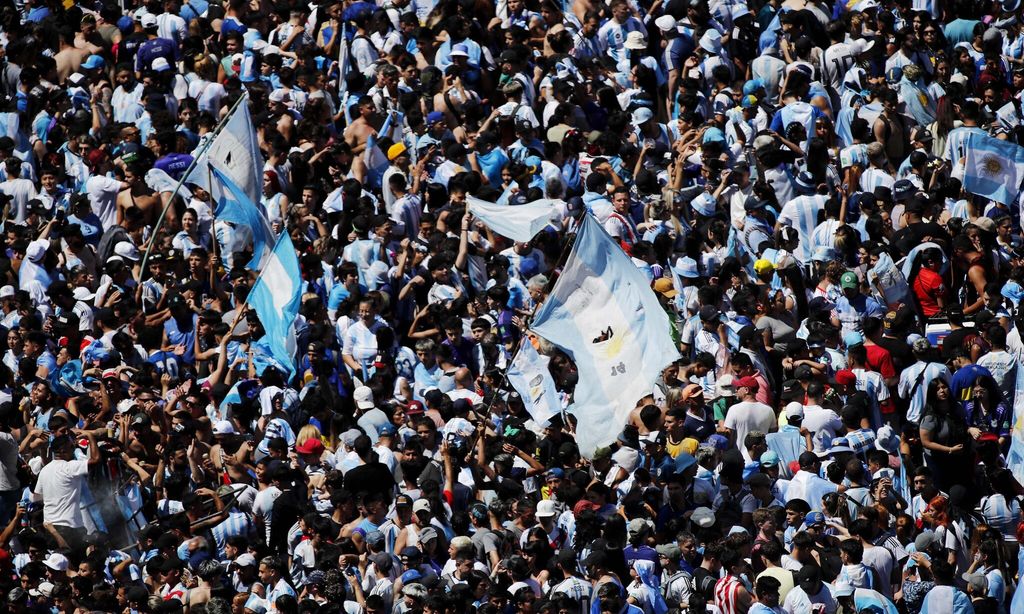 Júbilo en Argentina por la llegada de Messi y la selección