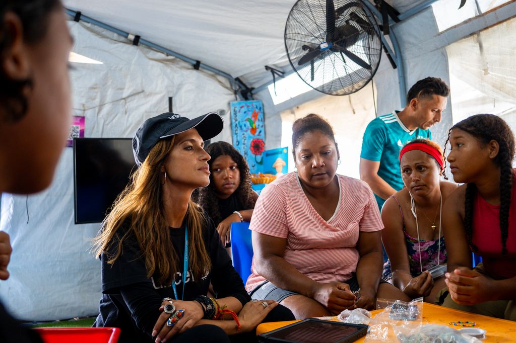 Sara Carbonero visita el Darién con UNICEF