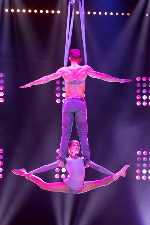 Estefanía de Mónaco, con sus hijas y sus sobrinos en el circo