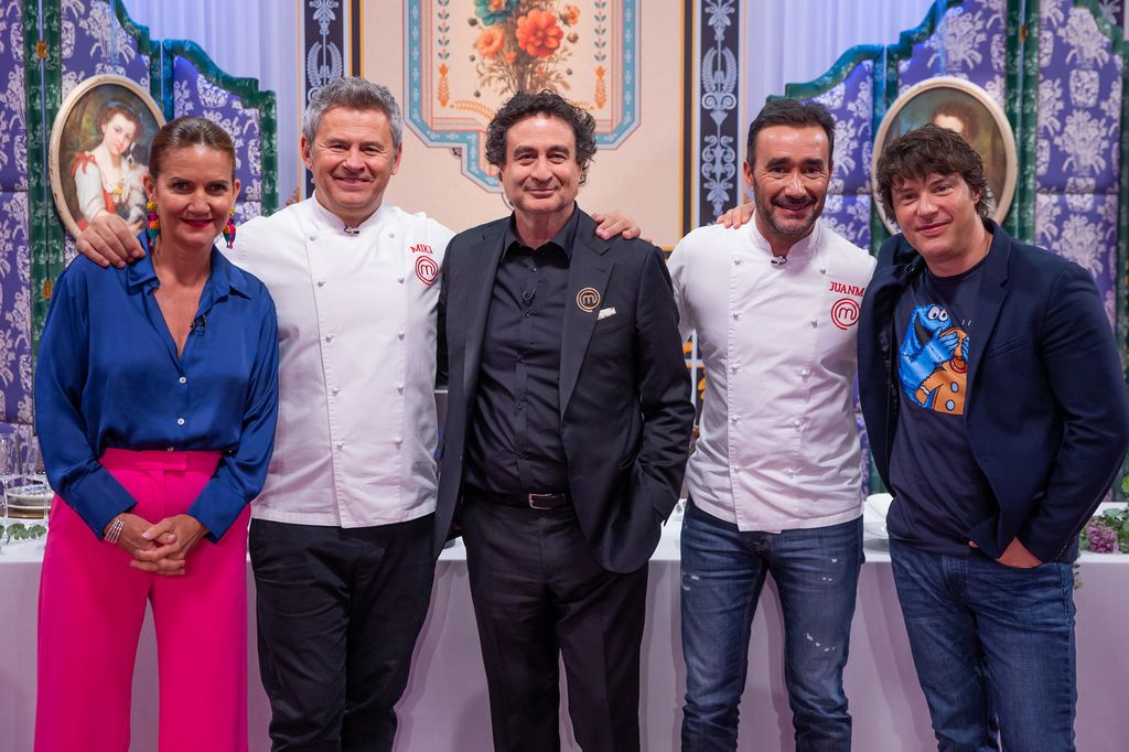 Miki Nadal y Juanma Castaño visitan el plató de 'MasterChef Celebrity 9'