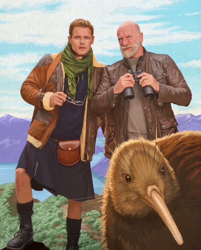 'Men in kilts', todo sobre la nueva serie de Sam Heughan lejos de 'Outlander'