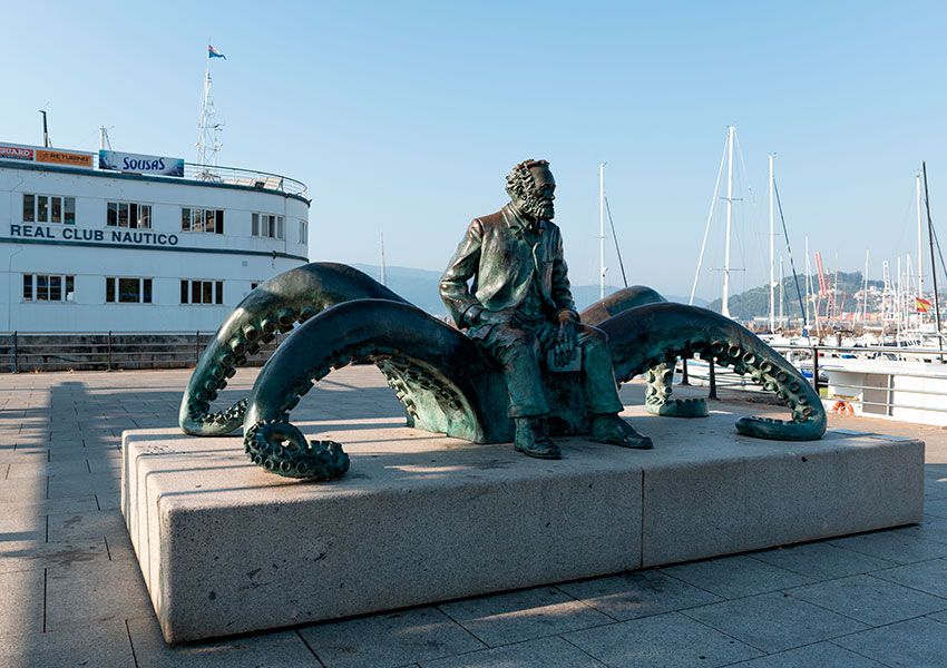 Monumento a Julio Verne en Vigo