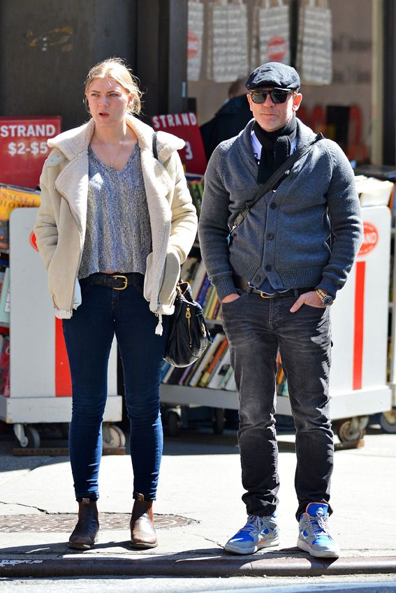 Daniel Craig con su hija Ella Loudon 