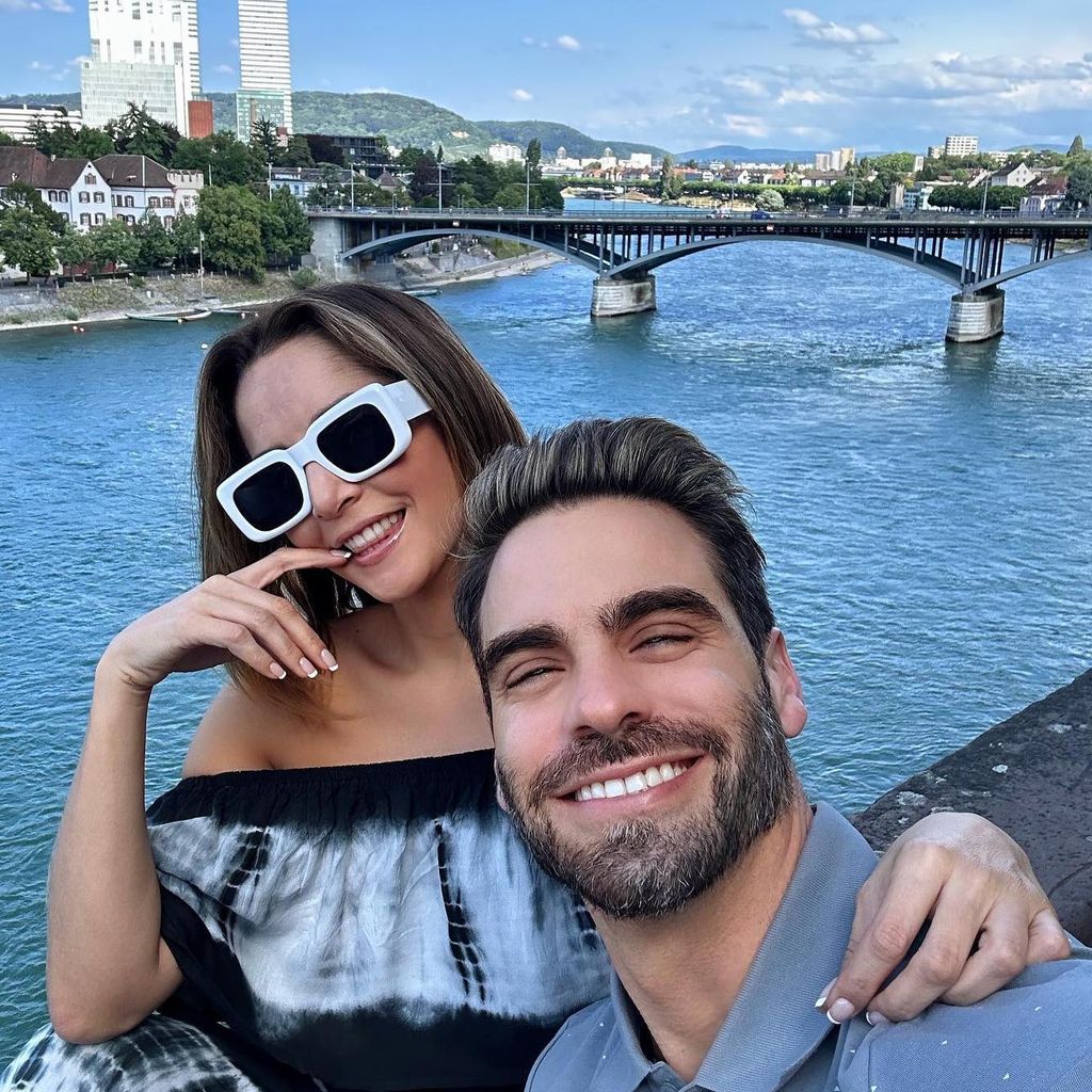 Carmen Villalobos y Frederik Oldenburg en Suiza