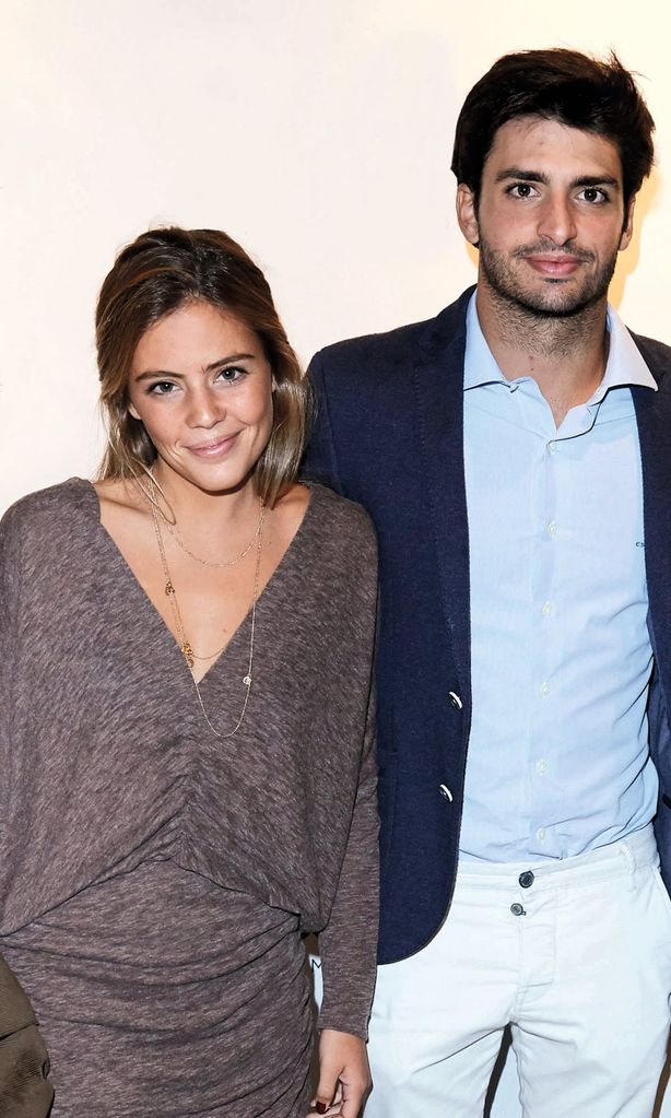 Isabel Hernáez y Carlos Sainz Jr