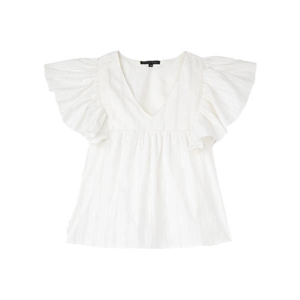 blusa blanca volandtes