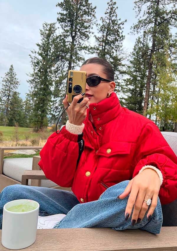 hailey bieber matcha