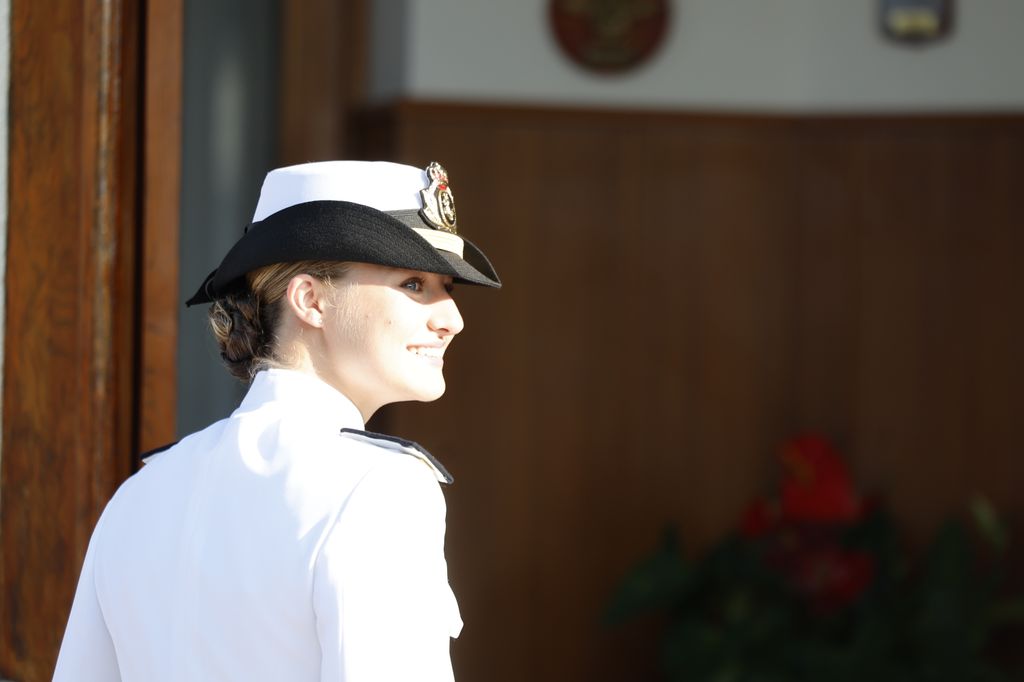 La princesa Leonor ingresa a la Escuela Naval de Marin