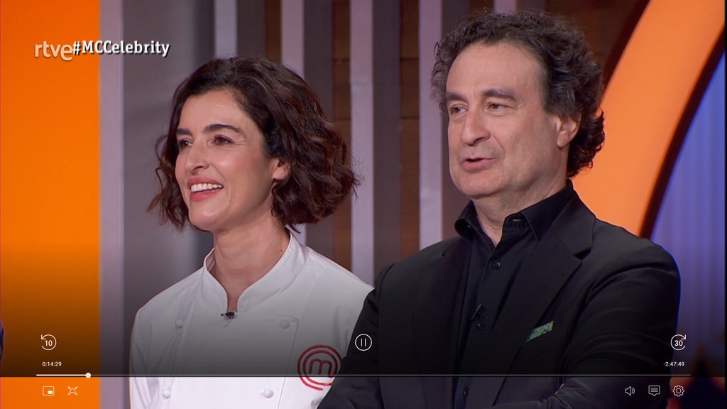 Blanca Romero y Pepe Rodríguez en MasterChef Celebrity 9