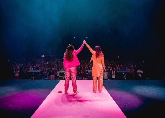 Carolina Iglesias y Victoria Martín en el Wizink Center