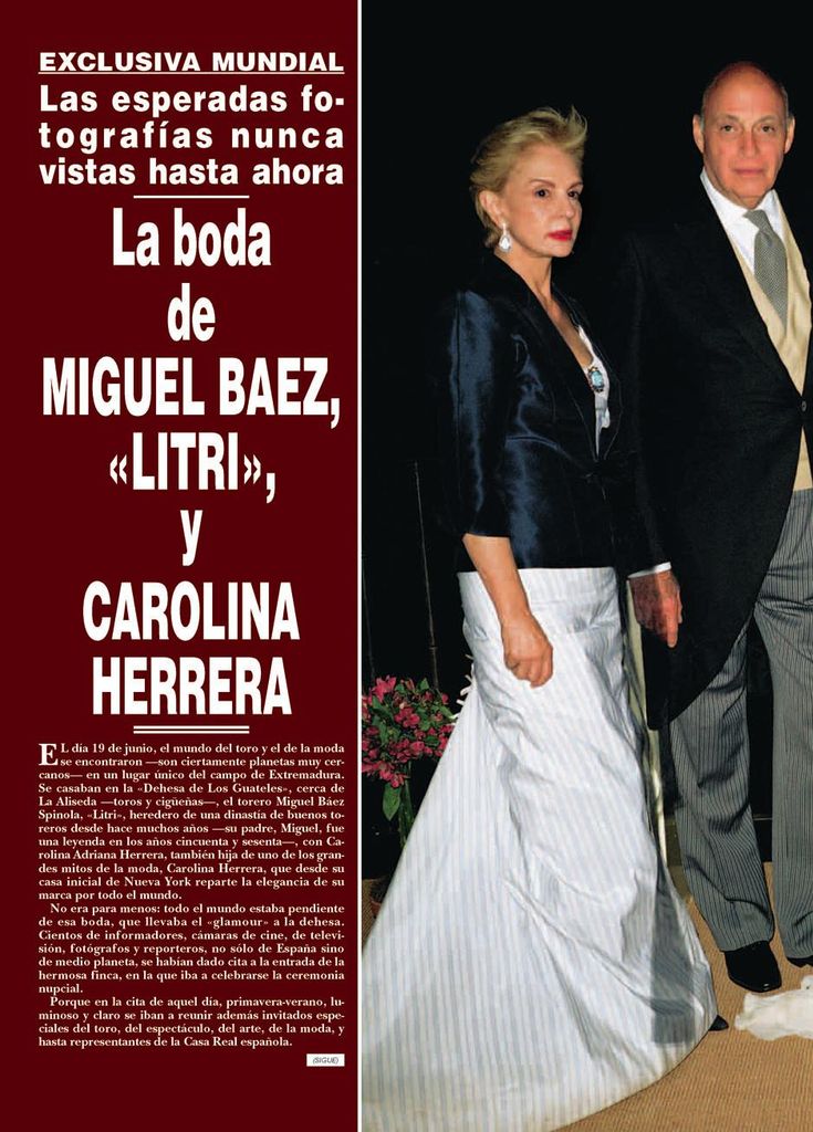 Boda Carolina Herrera