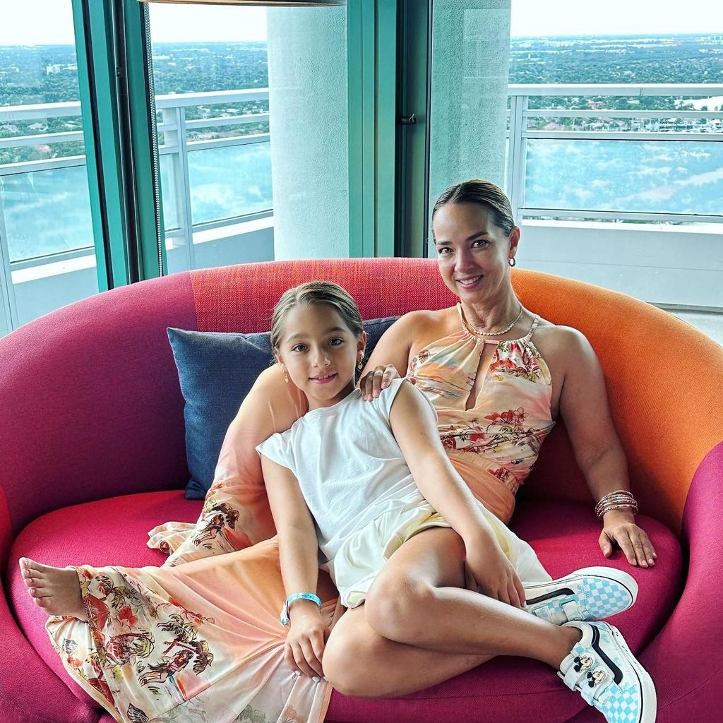 Adamari López y su hija Alaïa