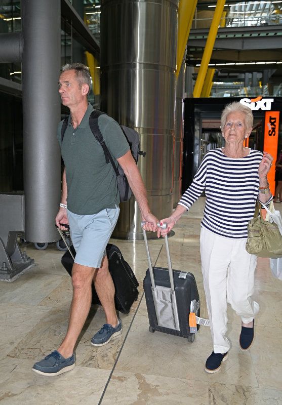 Iñaki Urdangarin y su madre