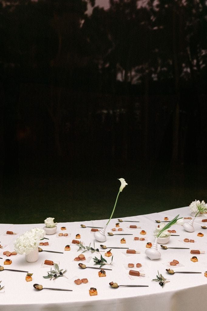 Mesa aperitivo de bodas