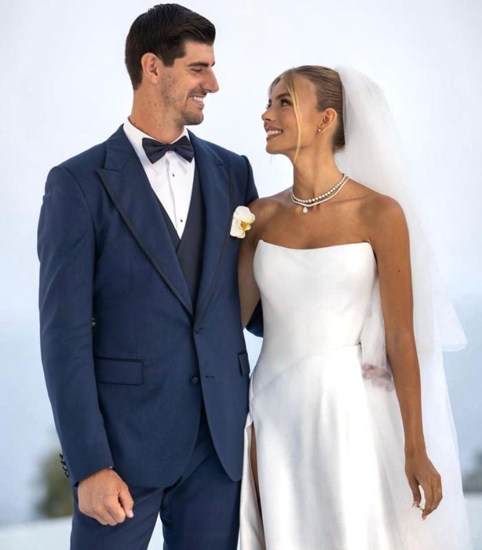 Boda de Thibaut Courtois y Mishel Gerzig