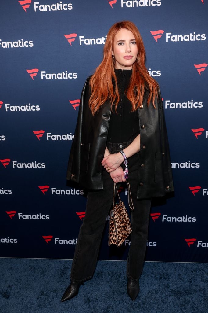 Emma Roberts en la Fanatics Super Bowl Party en Nueva Orleans, Louisiana