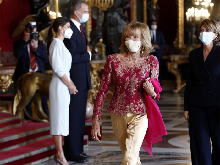 Recepción en el Palacio Real por el 12 de octubre