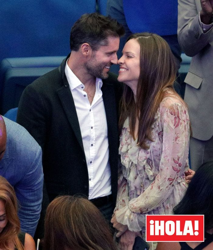 Hilary Swank y Philip Schneider