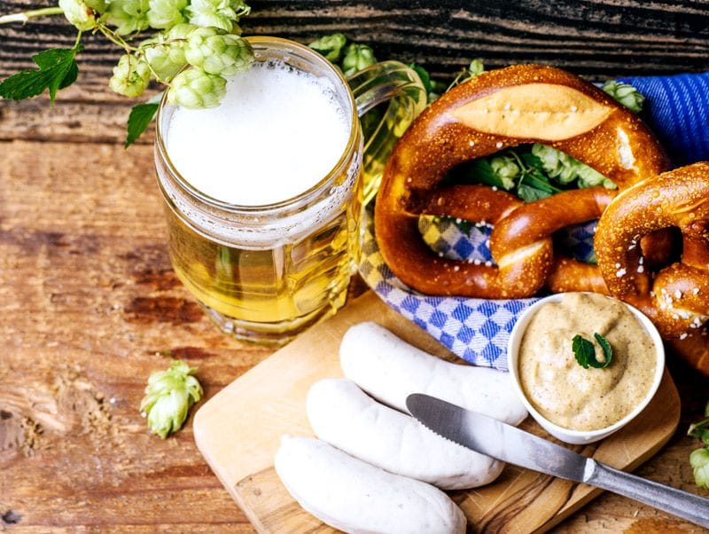 Comida típica del Oktoberfest