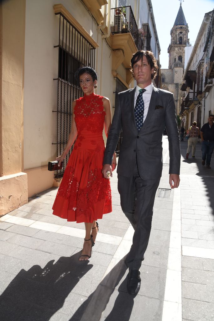 Luis y Clara, en la boda de la duquesa de Medinaceli