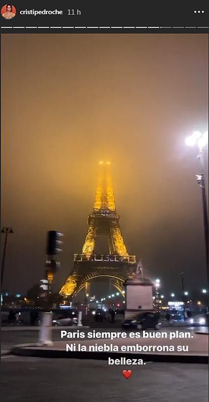 Cristina Pedroche ya está ensayando para las campanadas... ¡en París!