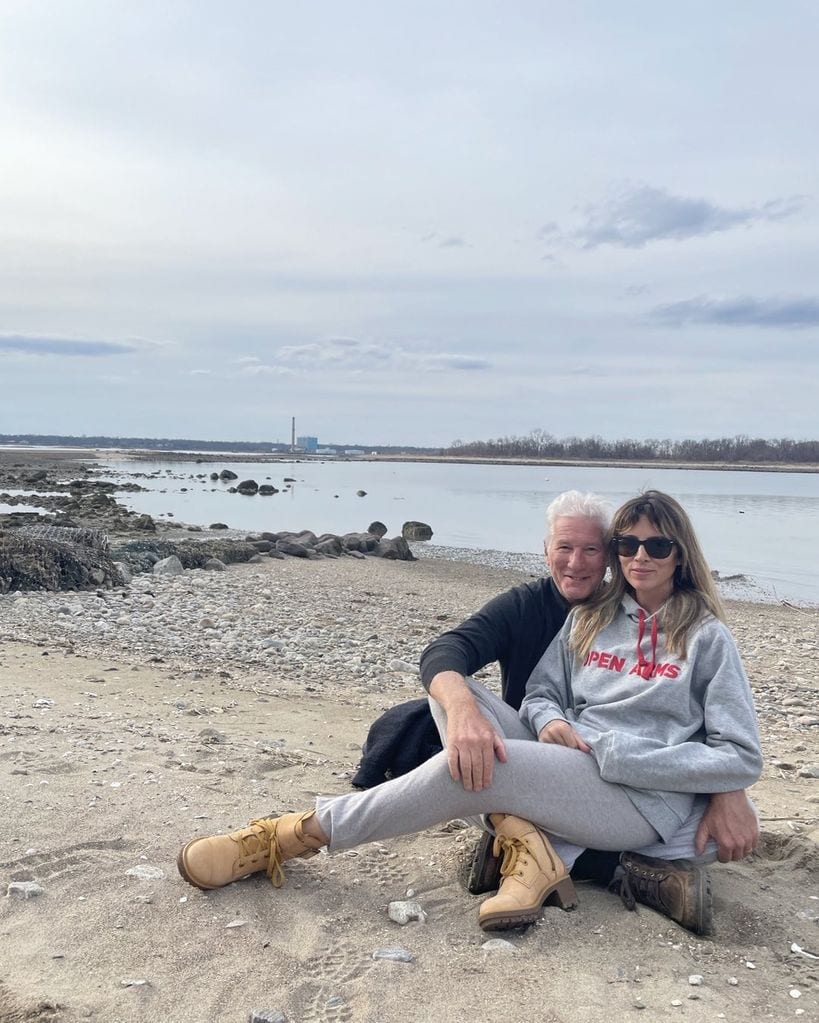 Richard Gere y Alejandra Silva 