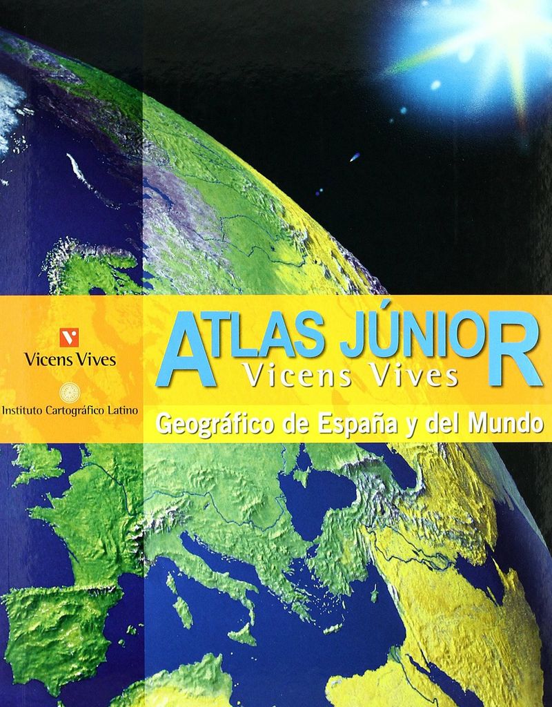 atlas junior geogr fico de espa a y del mundo de vv aa vicens vives 