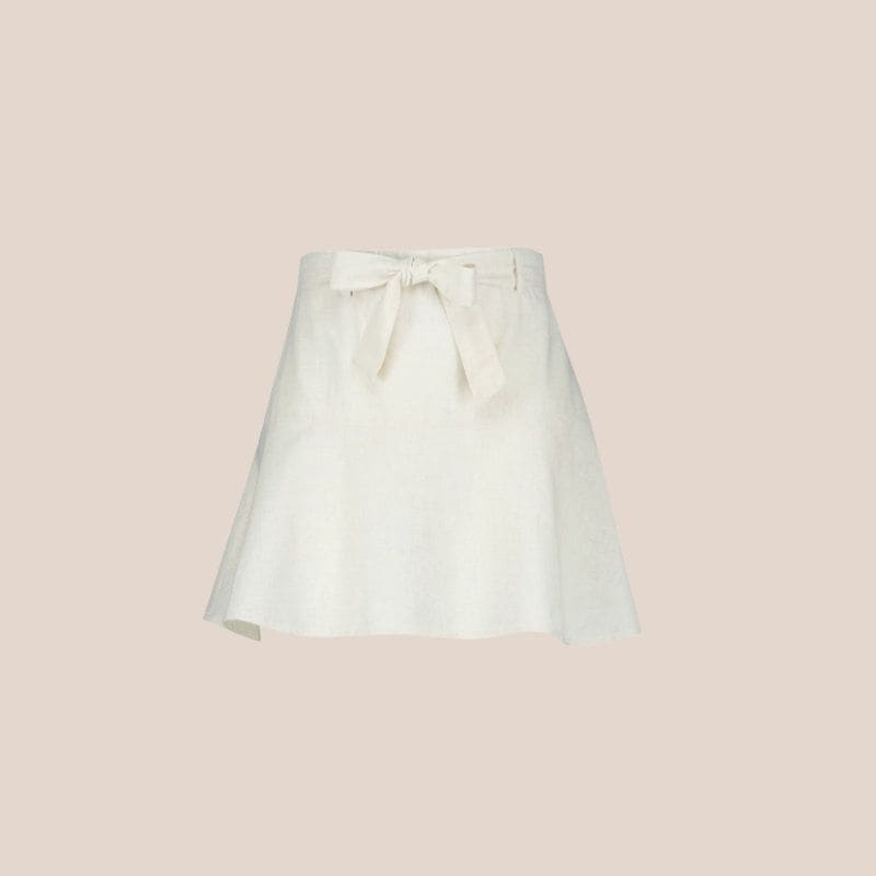minifalda lino corte ingles