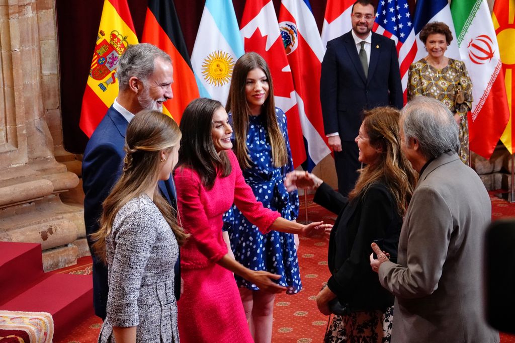 OVIEDO ASTURIAS, SPAIN - OCTOBER 25: (L-R) The Princess of Asturias Leonor. (Photo By Xuan Cueto/Europa Press via Getty Images)