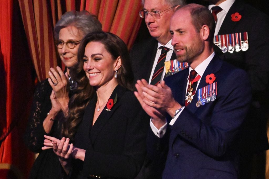 Kate Middleton y el príncipe Guillermo en el Concierto del Recuerdo