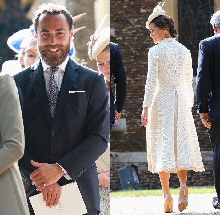 James Middleton, un tío orgulloso en el día del bautizo de su sobrina, la princesa Charlotte
