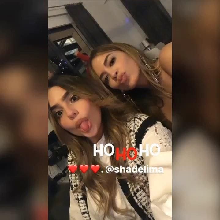 Shannon de Lima y la hermana de James Rodríguez