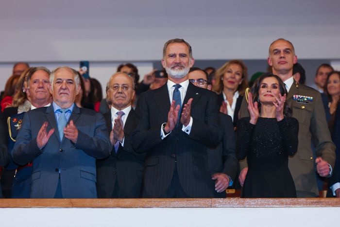 Los reyes Felipe y Letizia en el concierto In memoriam