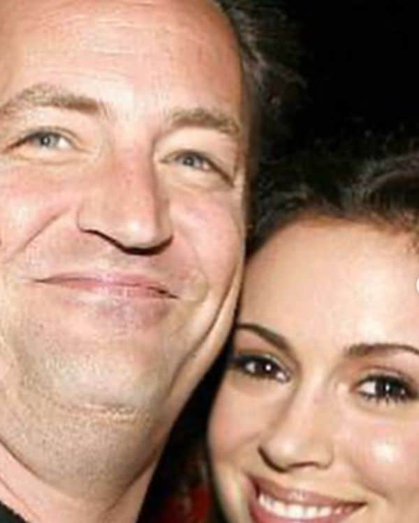 Matthew Perry y Alyssa Milano