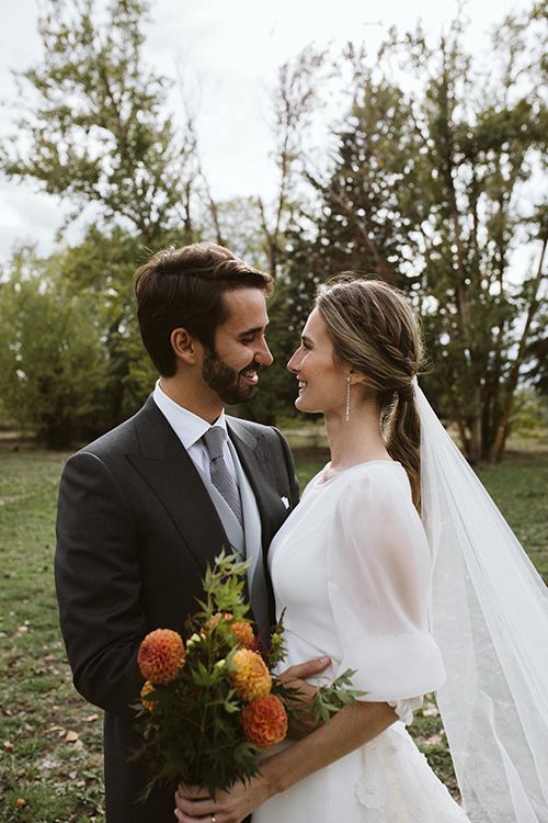 Coleta trenzada novias