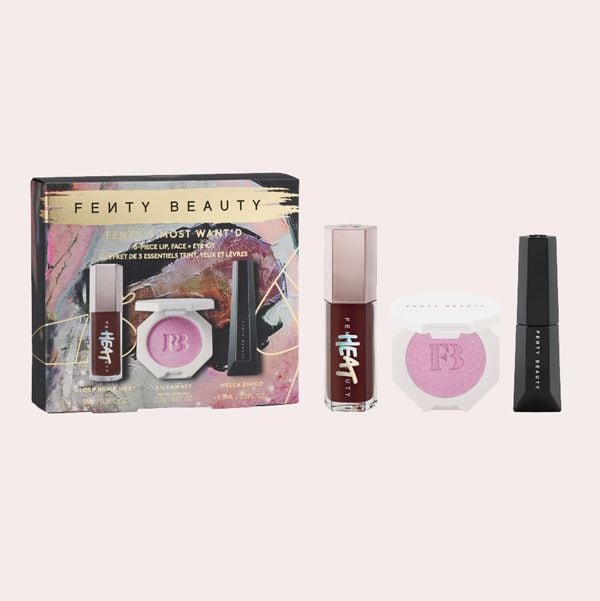 FENTY'S MOST WANT'D Set - Estuche 3 productos labios, rostro y ojos