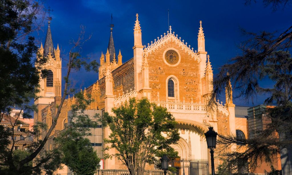 La iglesia de los Jerónimos, de Madrid.