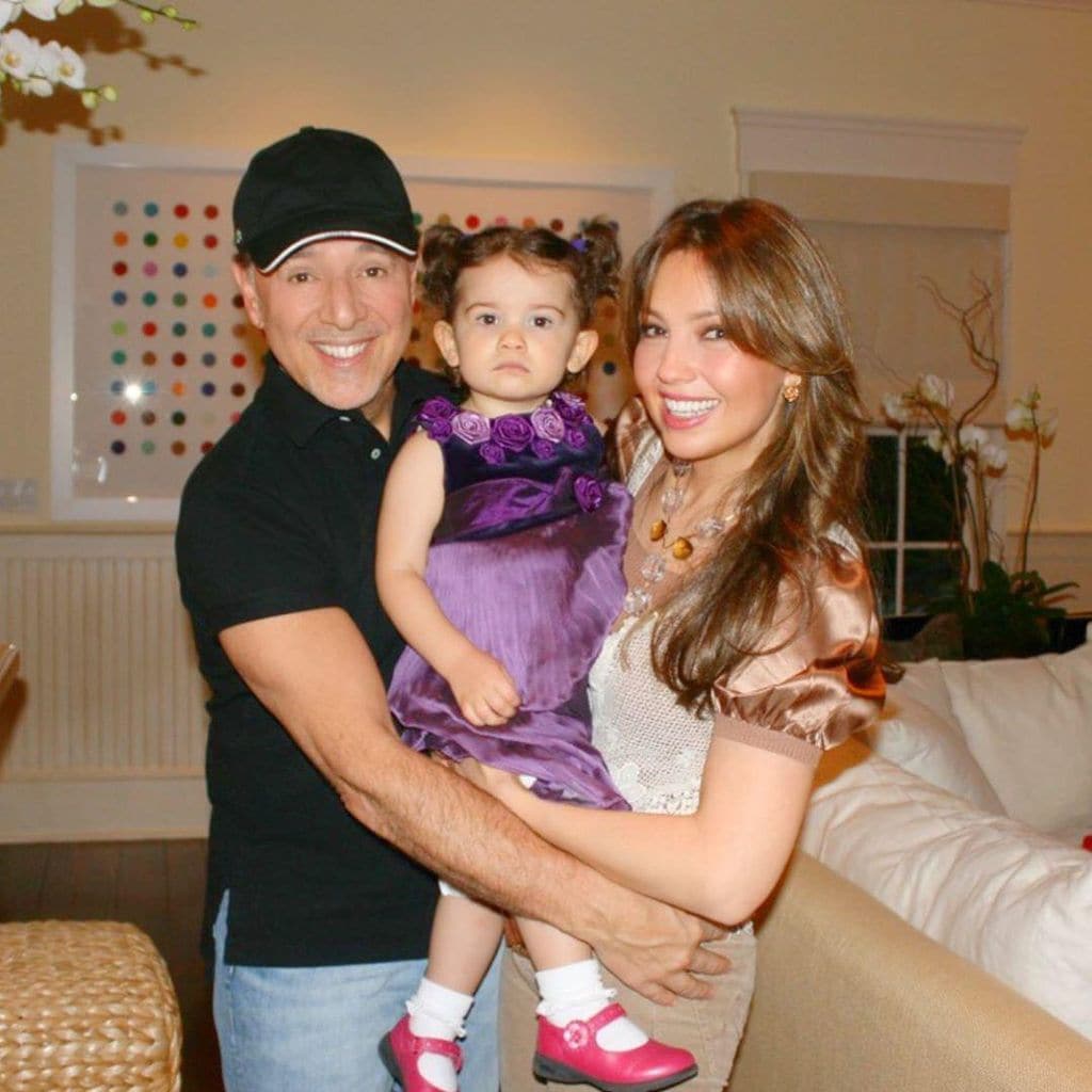 Thalía y Tommy Mottola