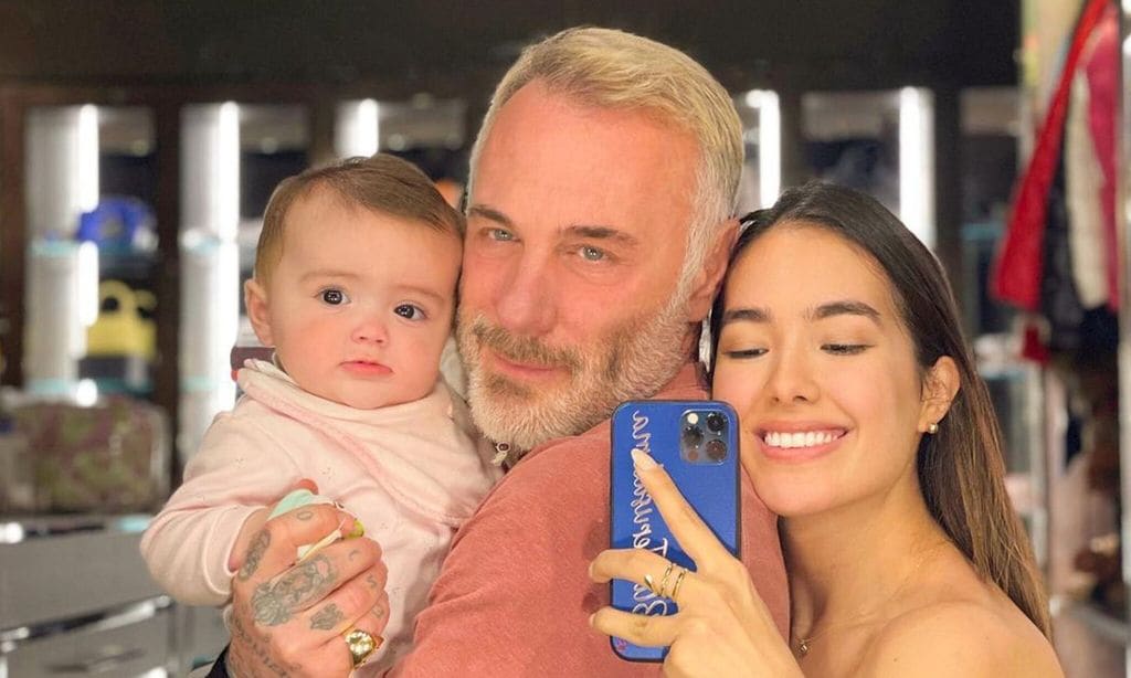 Sharon Fonseca, Gianluca Vacchi y su hija Blu Jerusalema