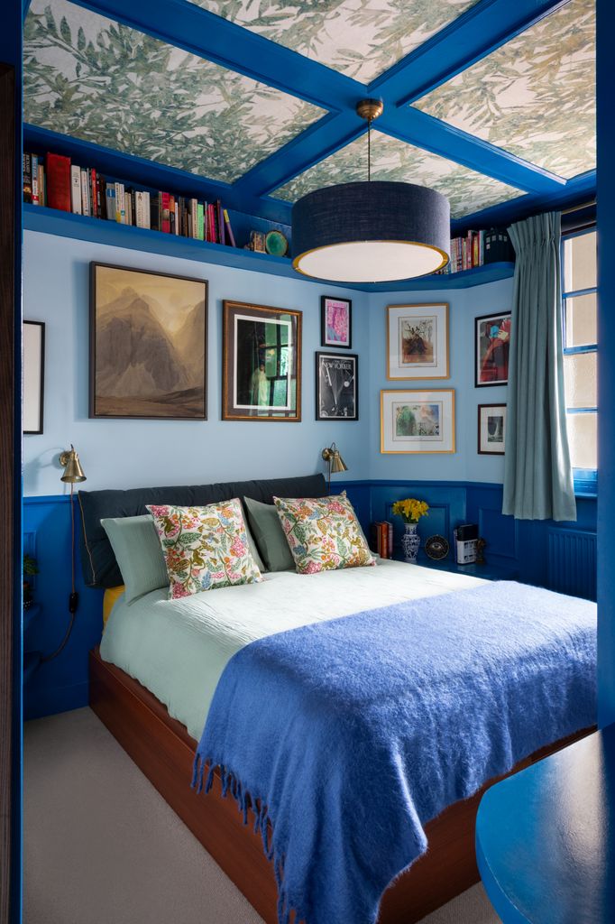 Dormitorio azul