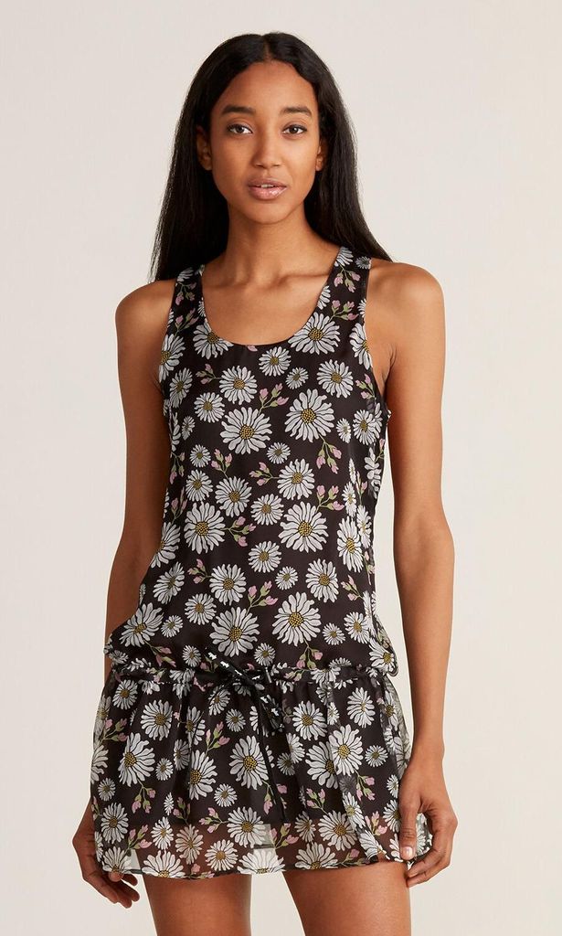 7 vestidos con margaritas daisy print drawstring dress de au jour le jour