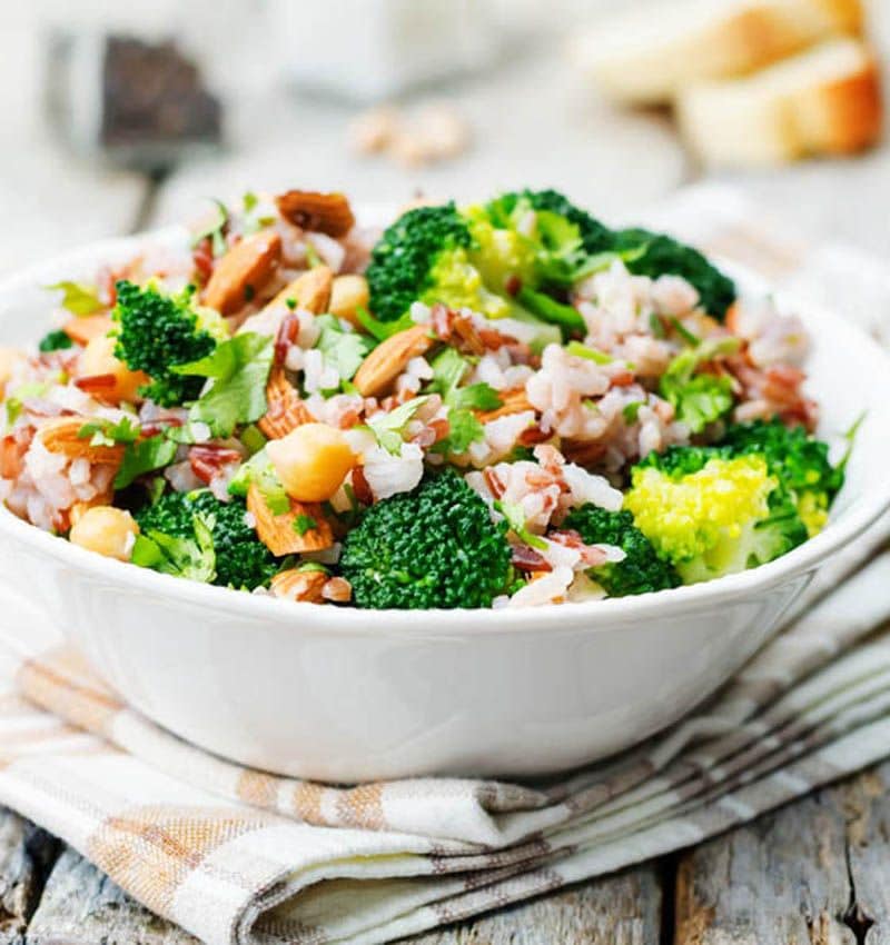 ensalada arroz brocoli