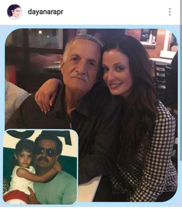 Dayanara Torres y su papá