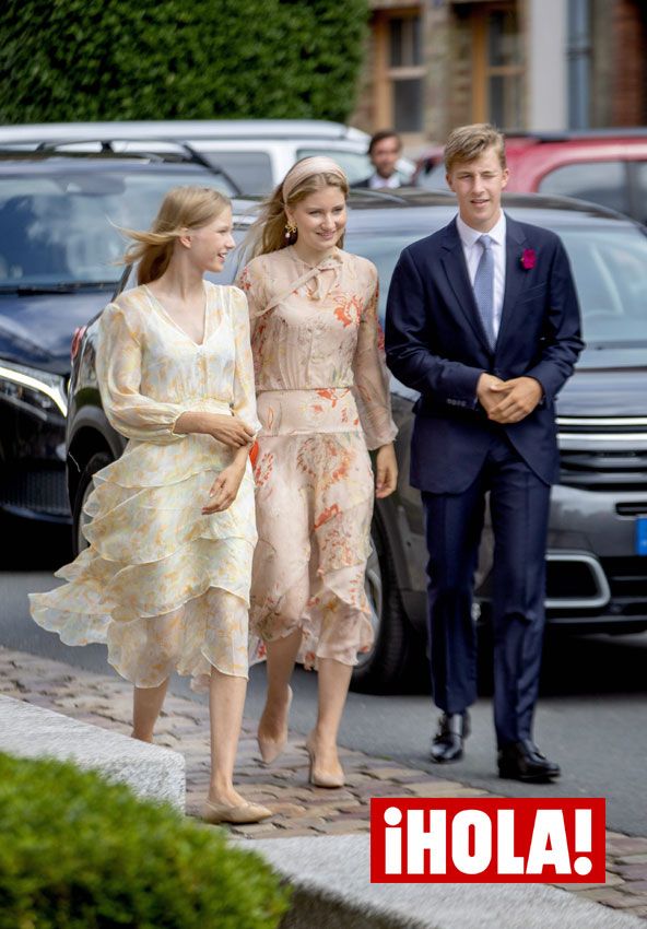 Elisabeth y Eleonore de Bélgica, sus looks de invitada en la boda de su tío