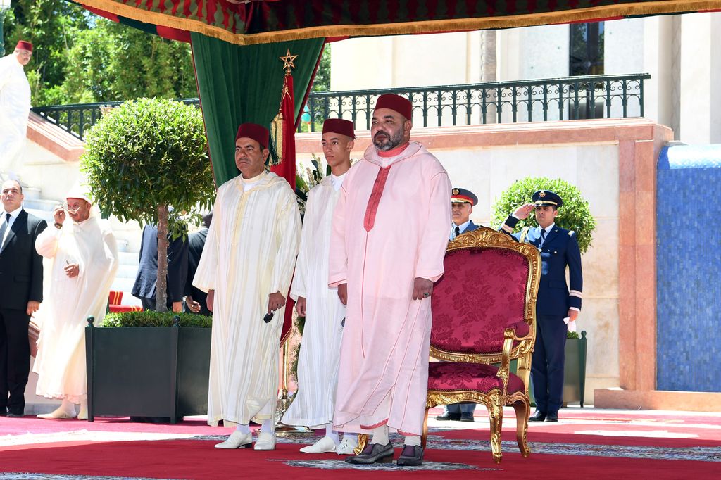 Mohammed VI, en Tánger durante los actos de conmemoración por el 20º aniversario de su ascenso al trono