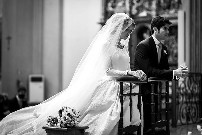 Ramo de novia de flores blancas