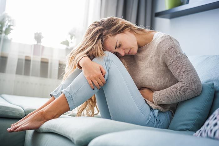 chica celiaca con dolor de estómago