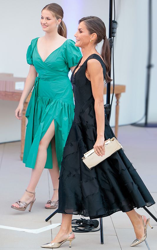 La reina Letizia y Leonor en la entrega de los Premios Princesa de Girona