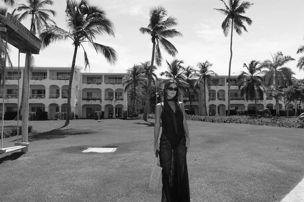 María Pombo celebrando su cumpleaños en Punta Cana